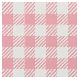 Cute Girly Rosa Gingham Buffalo Play Tyg