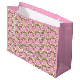 Cute Girly Rosa Guld Satin Aesthetic Bow
