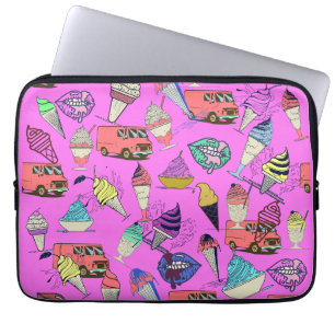 Cute Girly Shock rosa Laptop Fodral