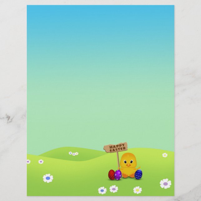 Cute Glad påsk Baby Chick (Framsida)