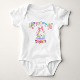 CUTE GLAD PÅSK BUNNY I BASKET T SHIRT