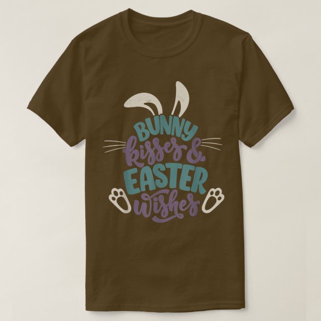 Cute Glad påsk Bunny  T Shirt (Design framsida)