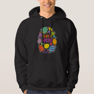 Cute Glad påsk för Tonåring flickor, pojkar Påsk F Hoodie