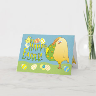 Cute Glad påsk-hälsningskort Helgkort