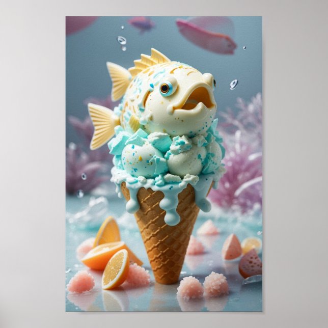 Cute glass fish poster (Framsidan)