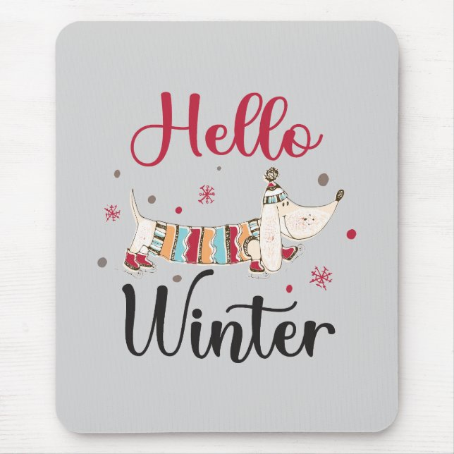 Cute glass-hund musmatta (Framsidan)