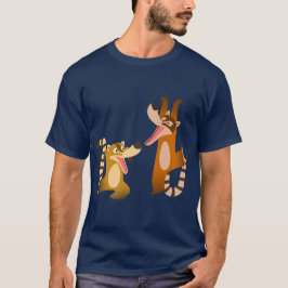 Cute Glatt Tecknad Coatimundis T-Shirt