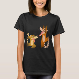 Cute Glatt Tecknad Coatimundis Women T- Shirt T Shirt