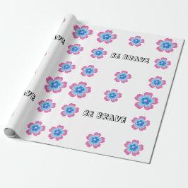 Cute glitter floral blooming garden presentpapper