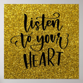 Cute Glitter inspirationsoffert Poster
