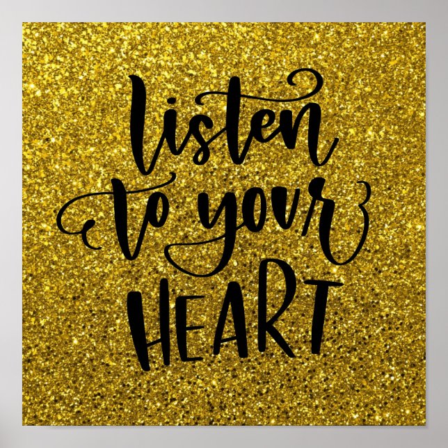 Cute Glitter inspirationsoffert Poster (Framsidan)