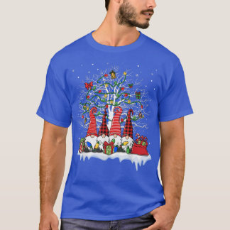 Cute Gnome Buffalo Play Julgran Light Ugly T Shirt