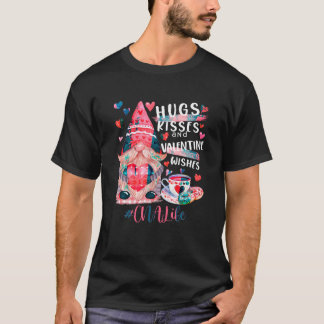 Cute Gnome CNA Life Nurse Hugs Kisses Valentines D T Shirt