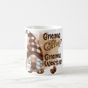 Cute Gnome Coffee Gnome Workie Kaffemugg