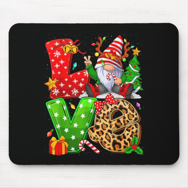 Cute Gnome Family Christmas For Women Men - Love G Musmatta (Framsidan)