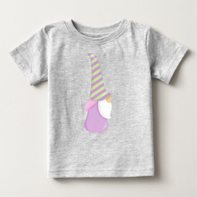 Cute Gnome, Garden Gnome, Little Gnome, Beard, Hat T Shirt (Framsida)