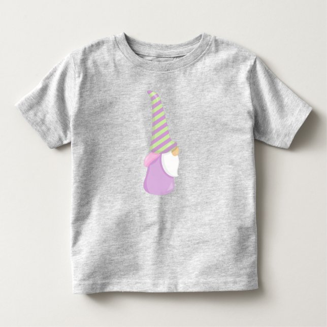 Cute Gnome, Garden Gnome, Little Gnome, Beard, Hat T Shirt (Framsida)