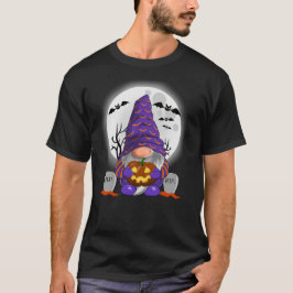 Cute Gnome Happy halloween Fall Candy corn Pumpkin T Shirt