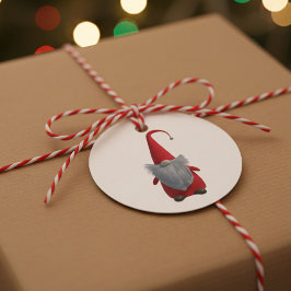 Cute Gnome-julens Helgdag Gift-Märkre Gåvor Etiketter