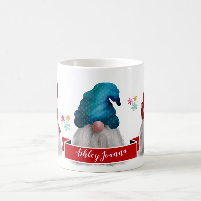 Cute Gnome-julklapp, kaffe Mugg (Center)
