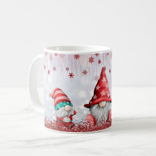 Cute Gnome-julklapp, kaffe Mugg