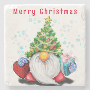 Cute Gnome-julklapp Underlägg
