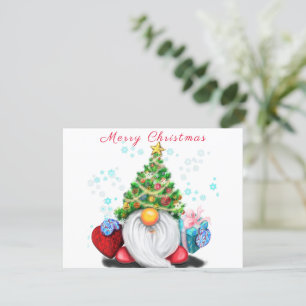 Cute Gnome-julkort