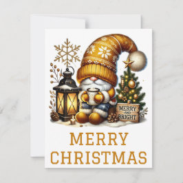 Cute Gnome-julkort Julkort