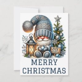 Cute Gnome-julkort Julkort