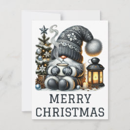 Cute Gnome-julkort Julkort