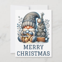 Cute Gnome-julkort Julkort