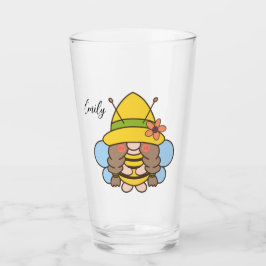 Cute Gnome med solrosglas Glaskopp
