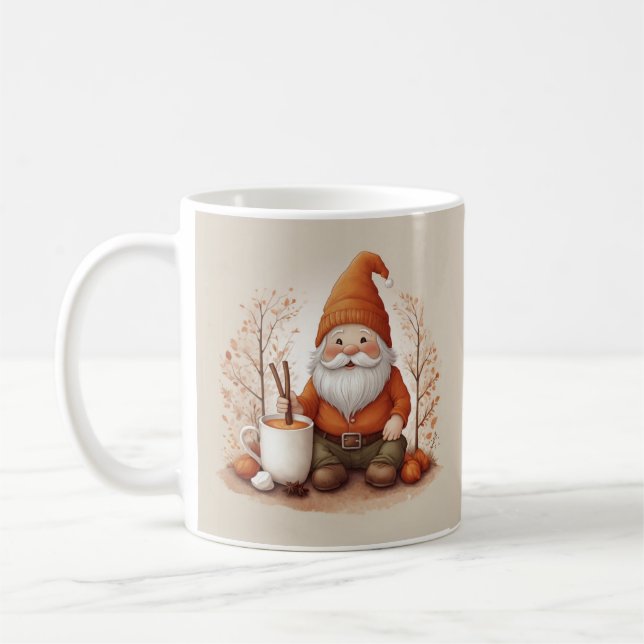 Cute Gnome Mugg för en Cheerful start (Vänster)