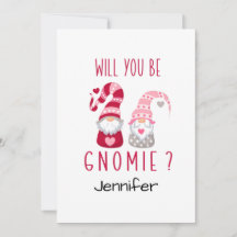 Cute Gnome Personlig Romanitic Valentine