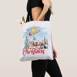 Cute Gnome, Snögubbe firar jul-Helgdag Tygkasse
