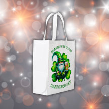 Cute Gnome-St patrick's day med öl |