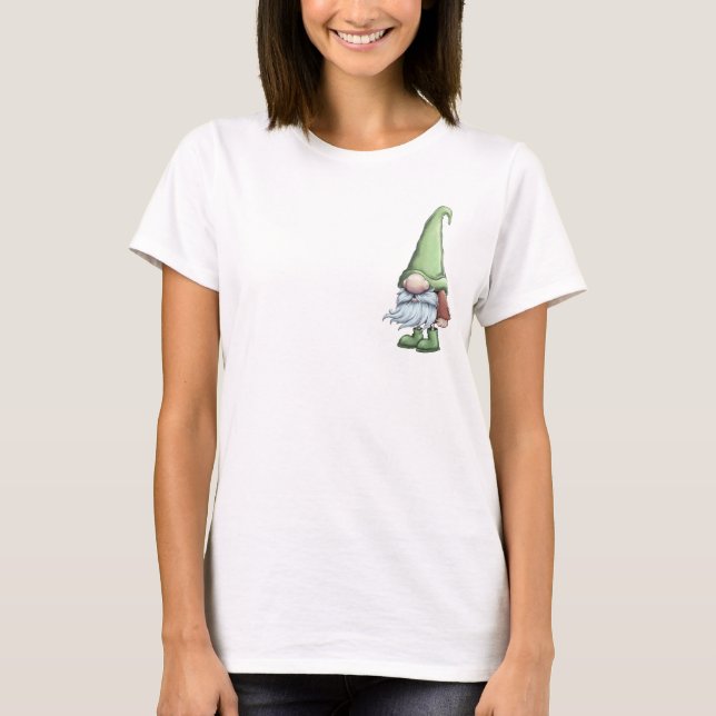 Cute gnome T-Shirt. T Shirt (Framsida)