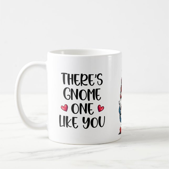 Cute Gnome Valentine Mug Kaffemugg (Vänster)