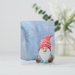 Cute Gnome-vykort Viktig Helgdag Vykort