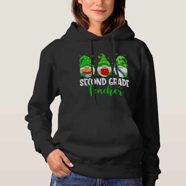 Cute Gnomes 2:a Klass Lachertorget St Patricks Da T Shirt (Framsida)