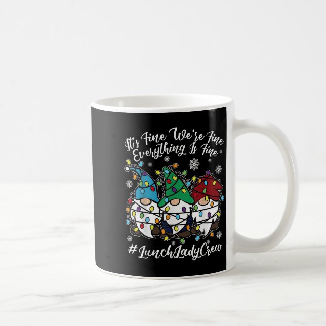 Cute Gnomes Allt är Brans julklapp Kaffemugg (Höger)