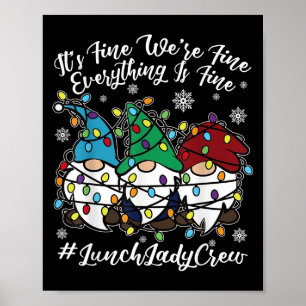 Cute Gnomes Allt är Brans julklapp Poster