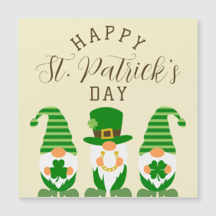 Cute Gnomes Grönt Lycklig St Patrick's Day Modern