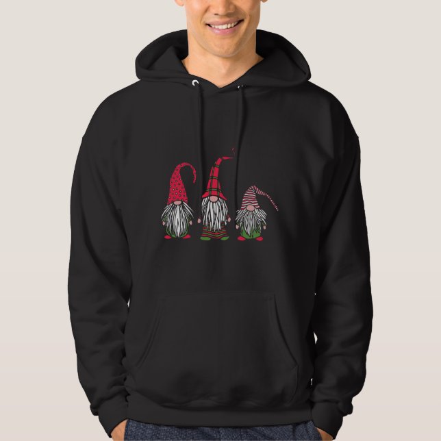 Cute Gnomes Julmatchning - toppen Hoodie (Framsida)
