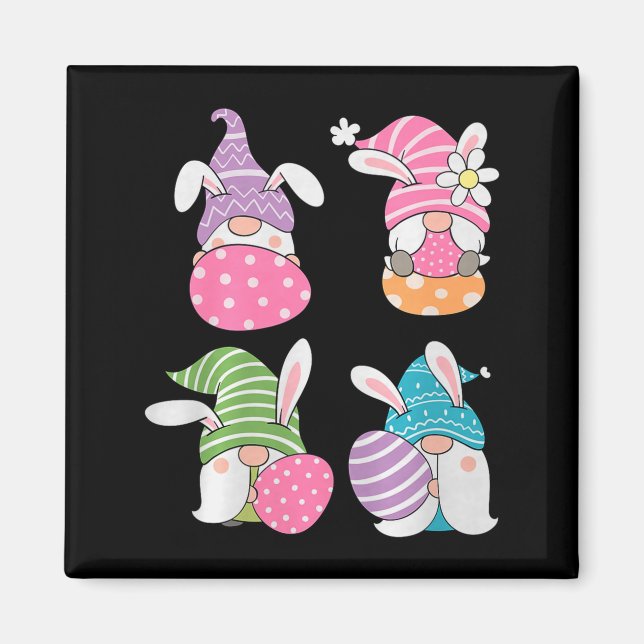 Cute Gnomes Premium Tri-blend  Magnet (Framsidan)