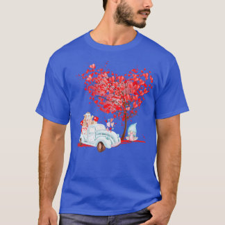 Cute Gnomes Valentines day Lastbil Kärlek Hearts 1 T Shirt