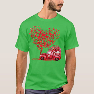 Cute Gnomes Valentines day Lastbil Kärlek Hearts T Shirt