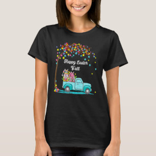 Cute Gnomes with Bunny Öron Egg Hunting Lastbil Ös T Shirt