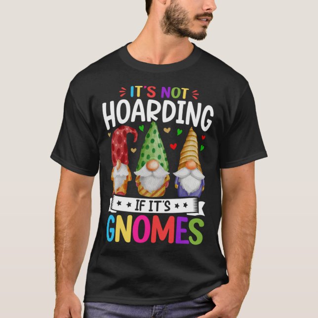 Cute Gnomies for Garden  Gnomes  3 T Shirt (Framsida)