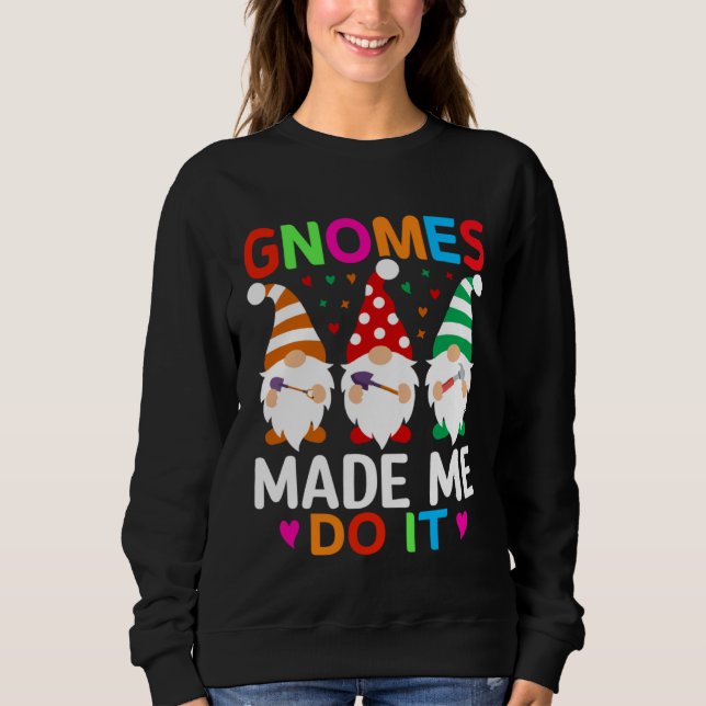 Cute Gnomies for Garden  Gnomes T Shirt (Framsida)